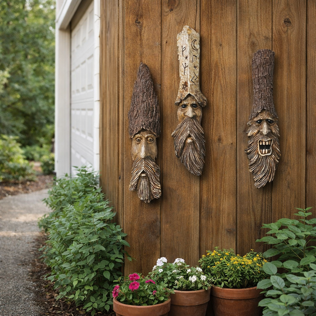 Creative Bark Sprite Wall Decor