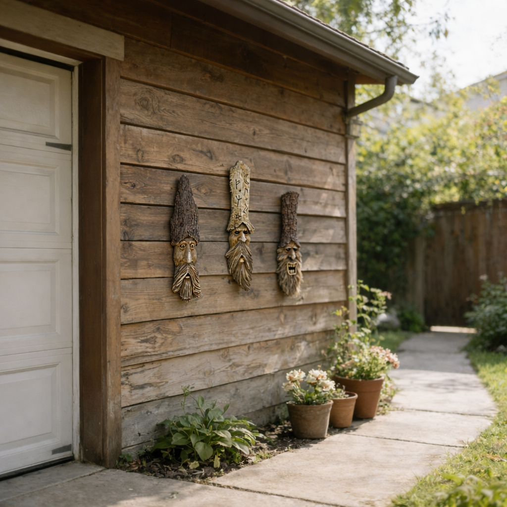 Creative Bark Sprite Wall Decor
