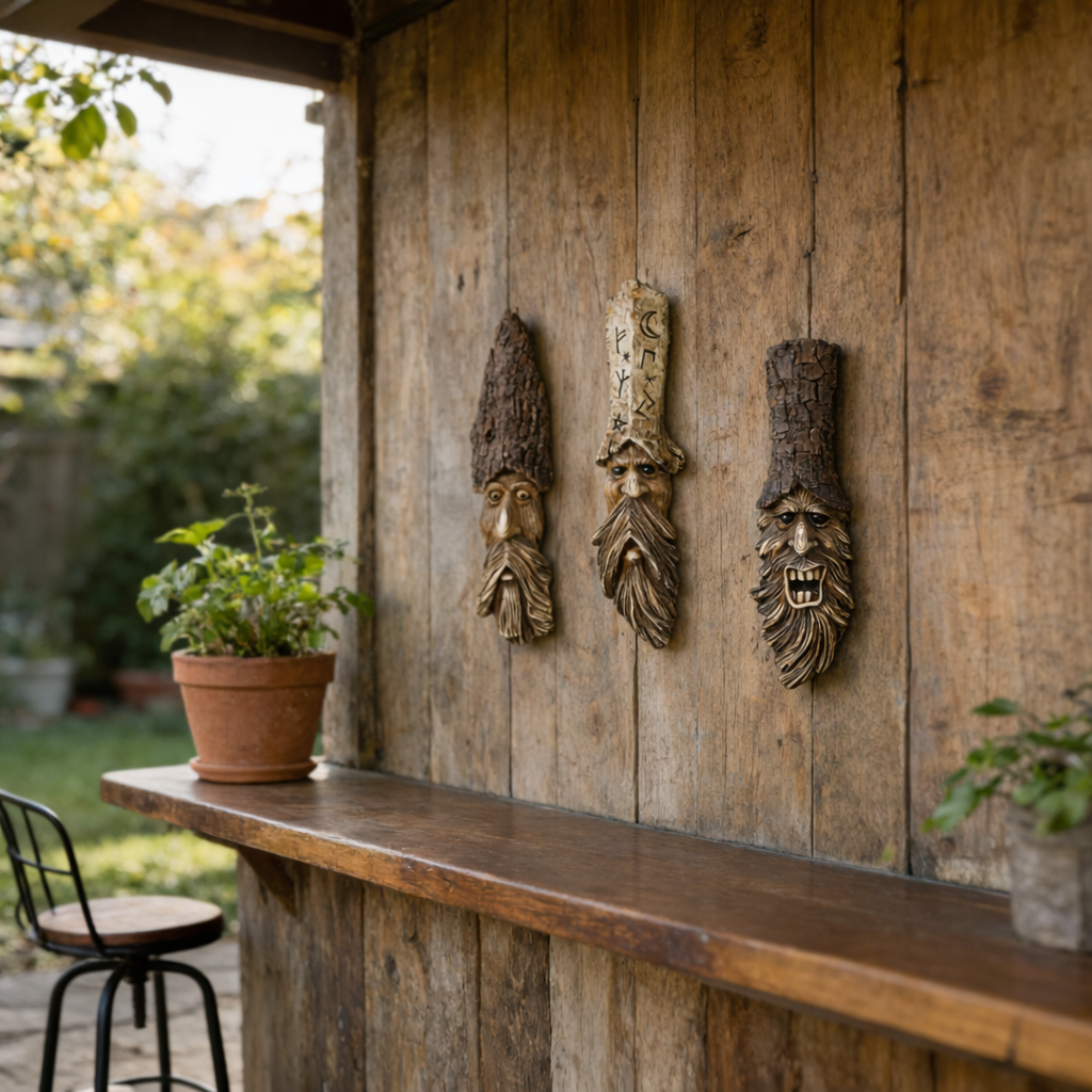 Creative Bark Sprite Wall Decor
