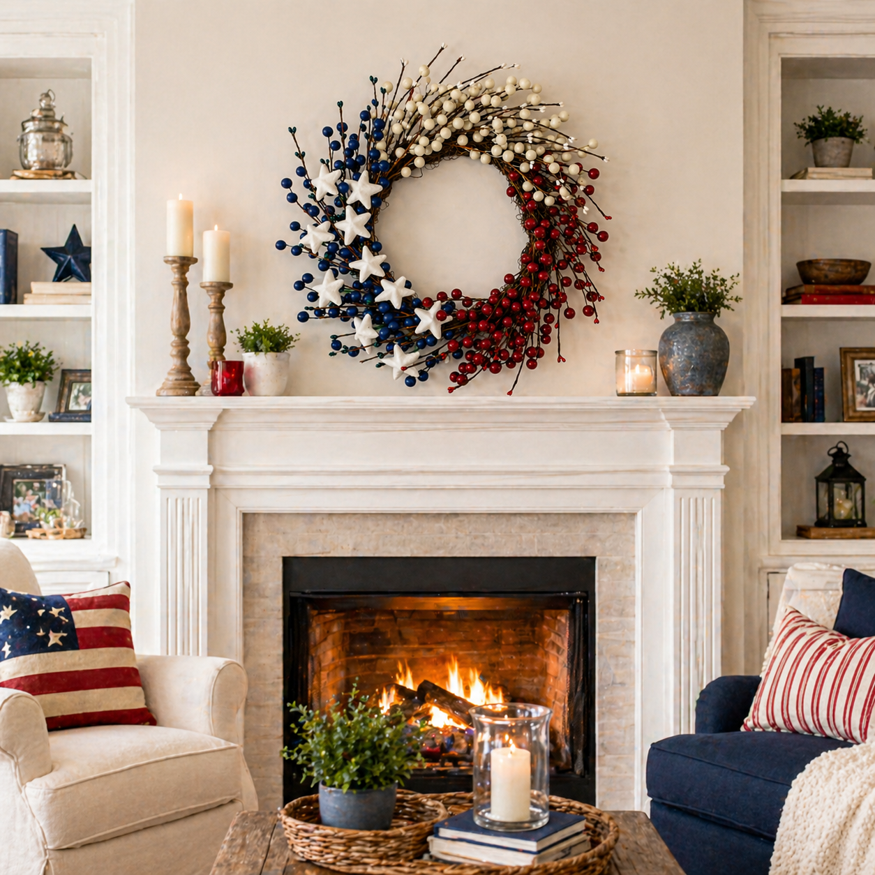 Independence Day Wreath