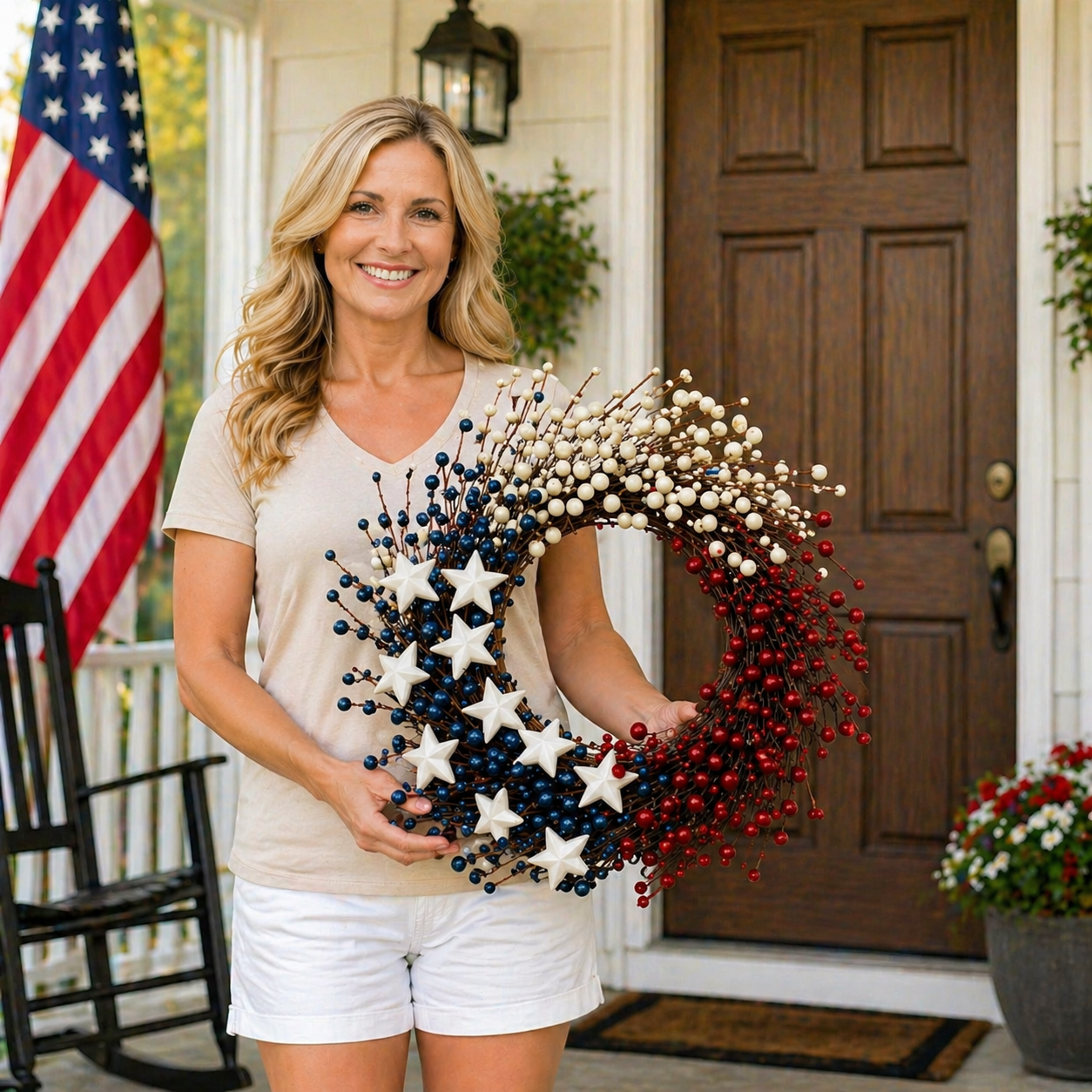 Independence Day Wreath