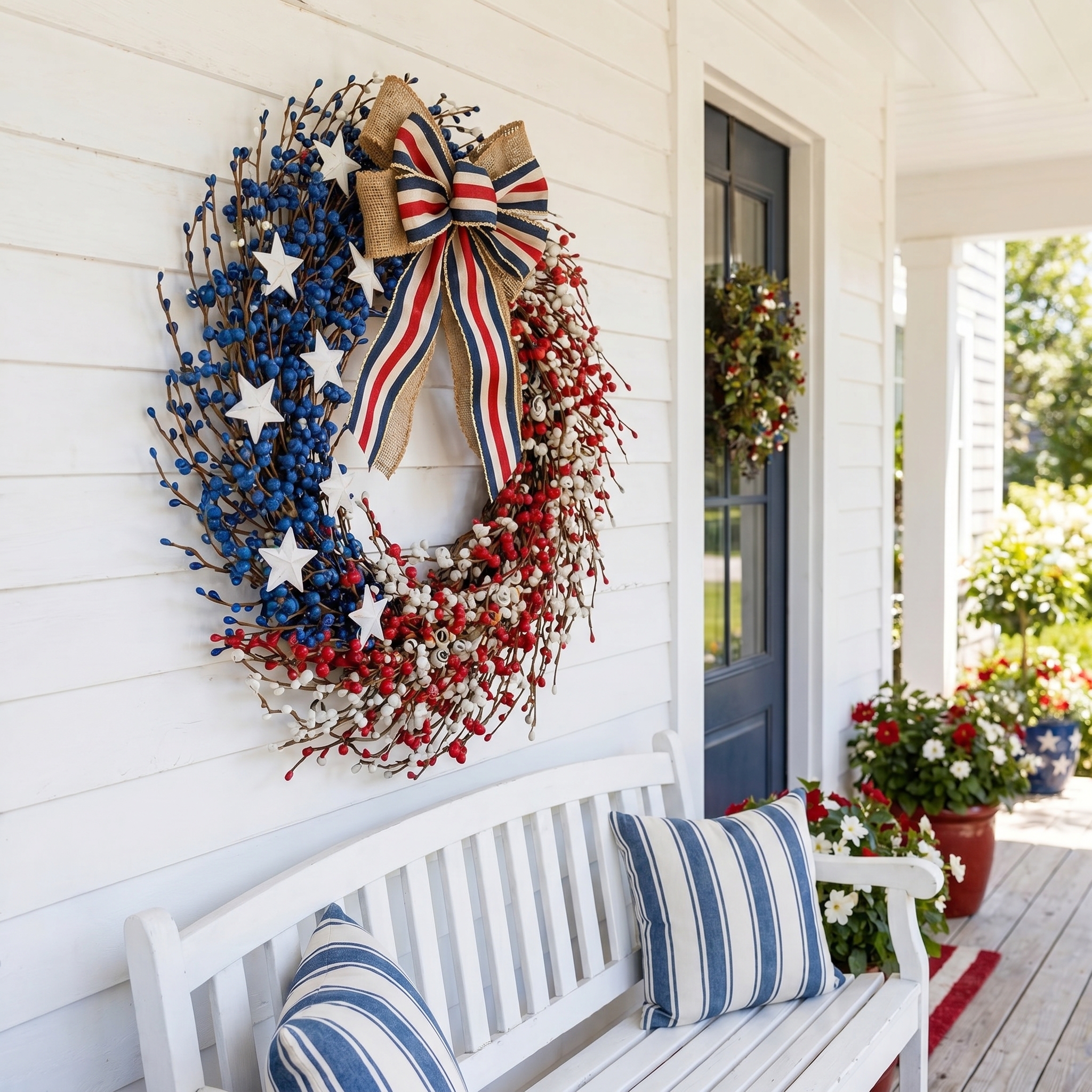 4th of July Wreath 22 inch