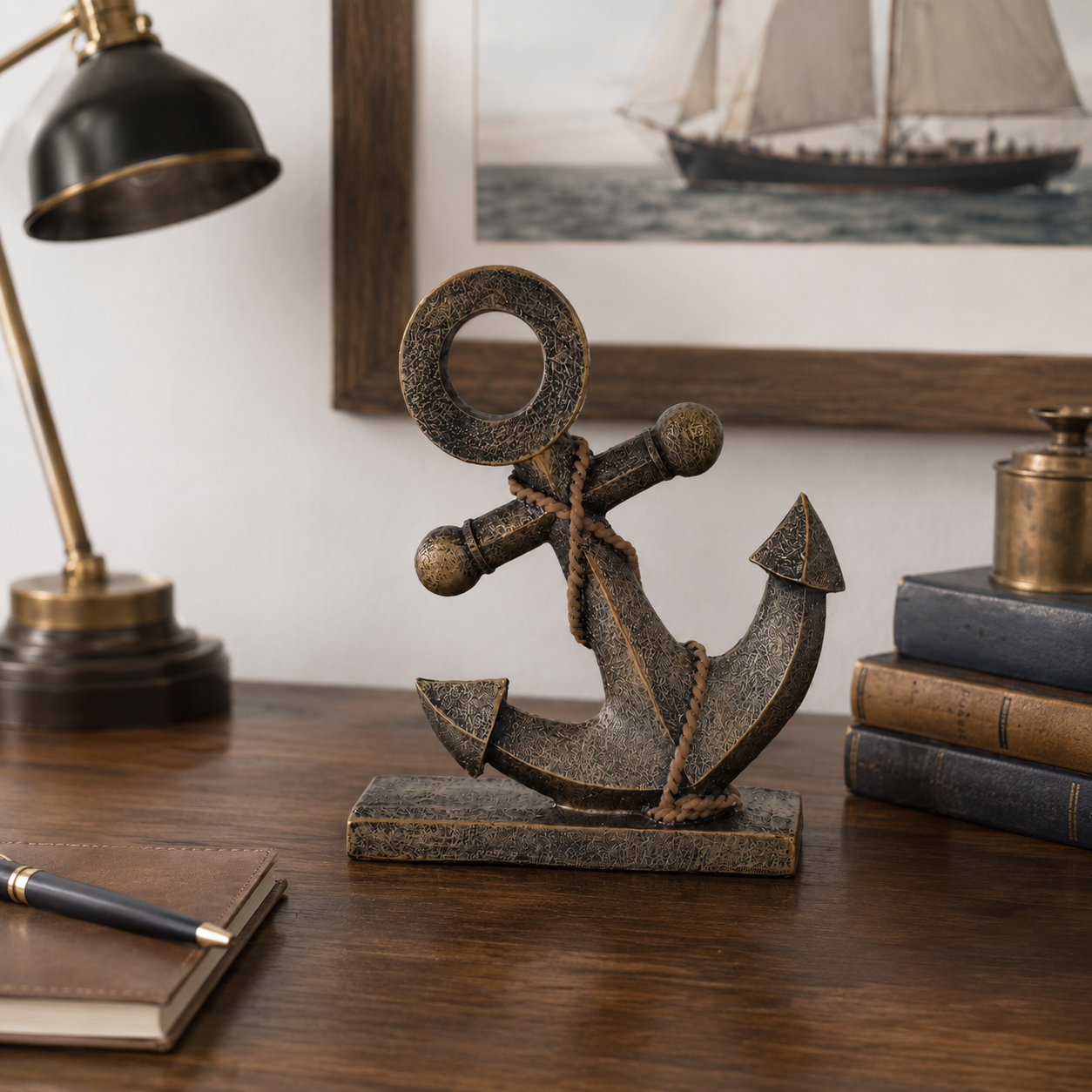 Retro Nautical Anchor Ornament