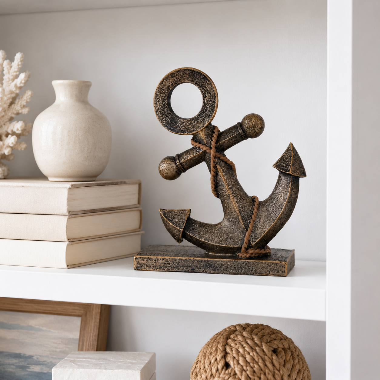 Retro Nautical Anchor Ornament