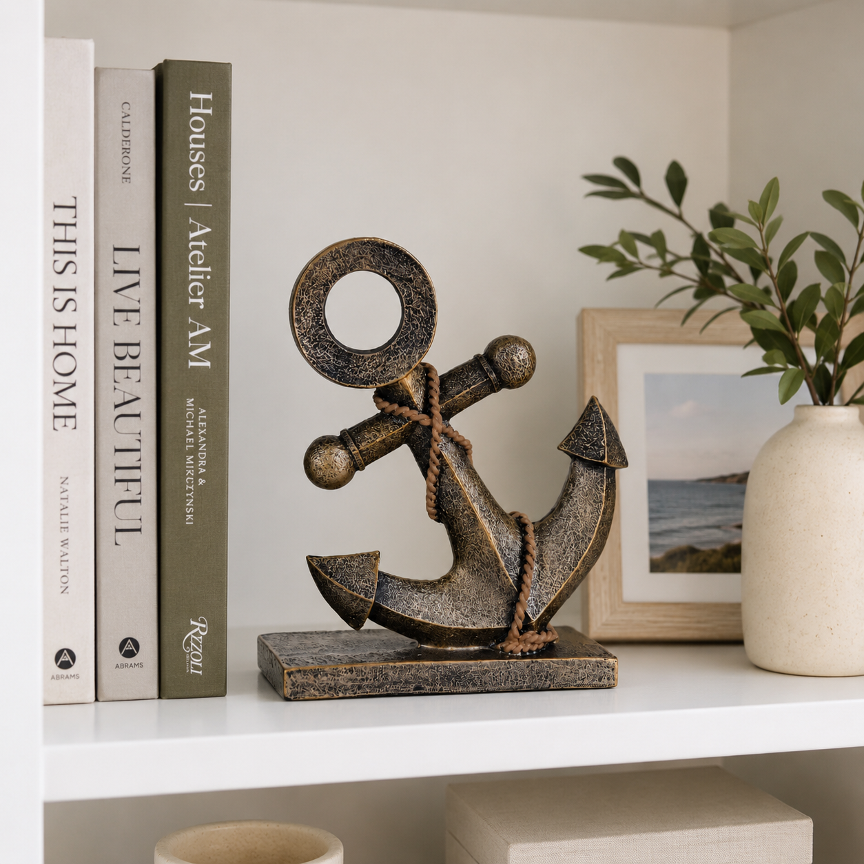 Retro Nautical Anchor Ornament