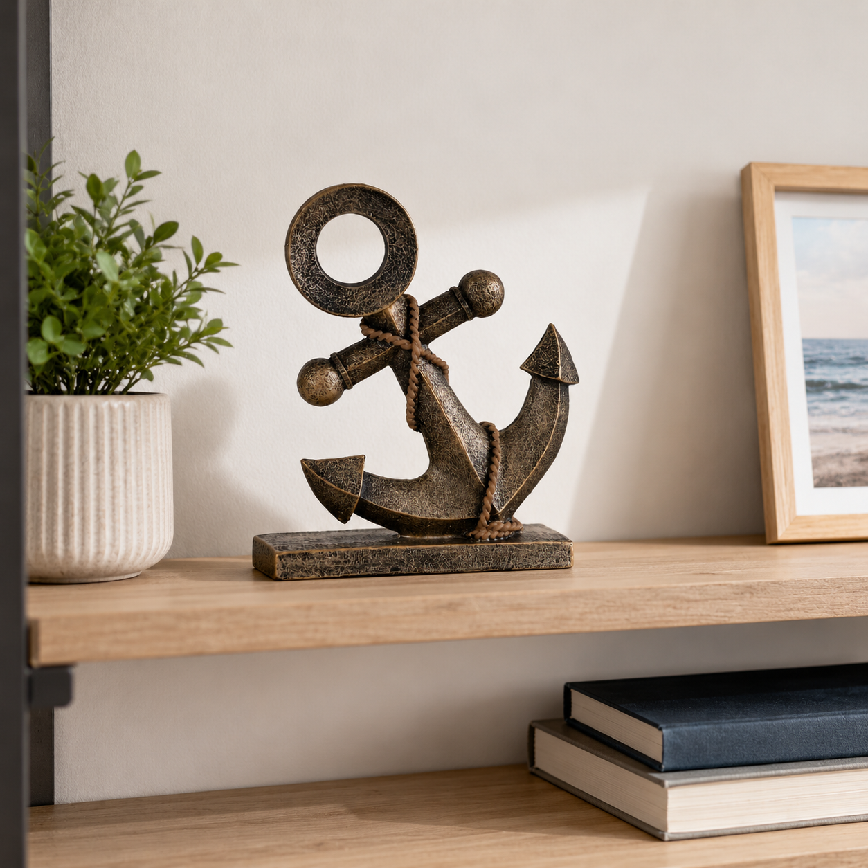 Retro Nautical Anchor Ornament