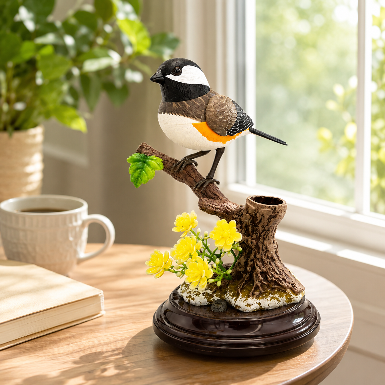 Voice Activated Moving Bird Figurine