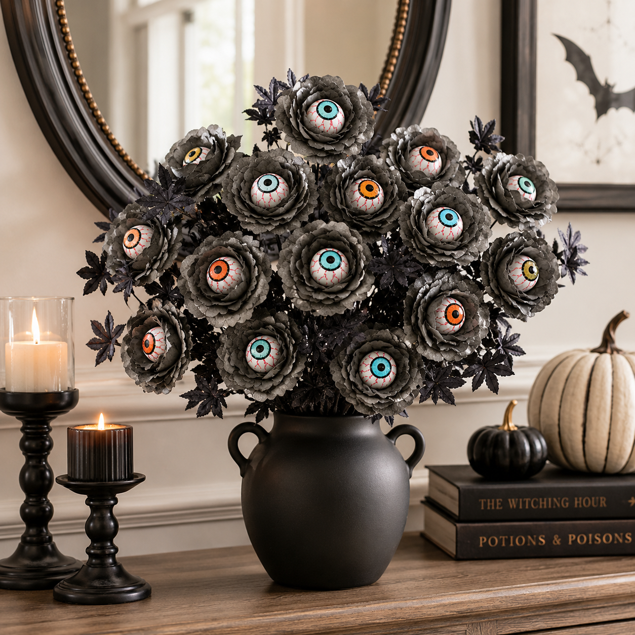 Halloween Eyeball Flower Stem