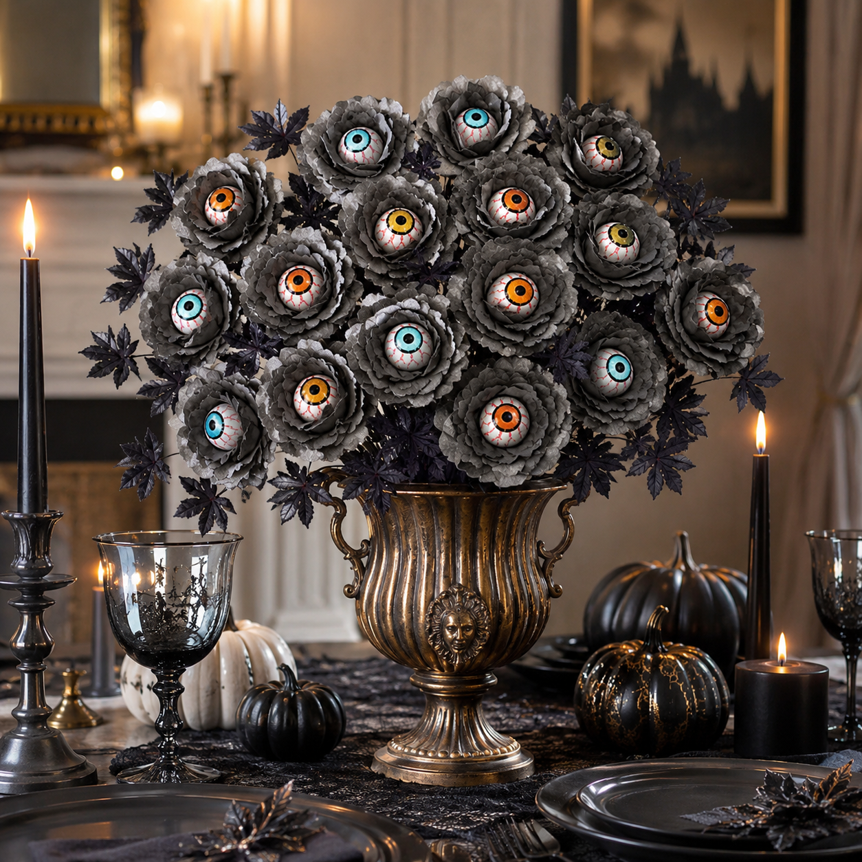 Halloween Eyeball Flower Stem