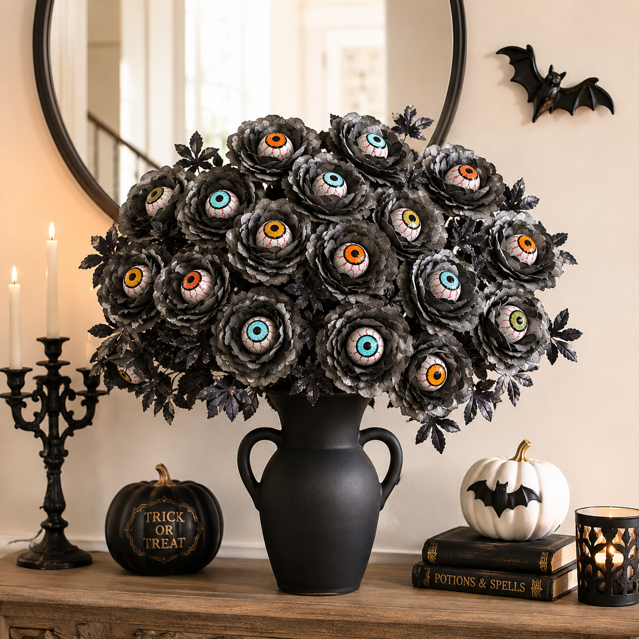 Halloween Eyeball Flower Stem
