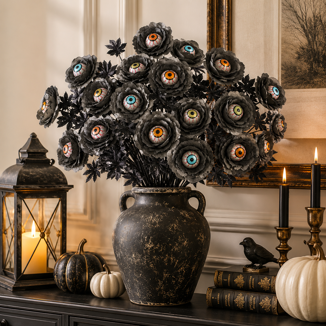 Halloween Eyeball Flower Stem