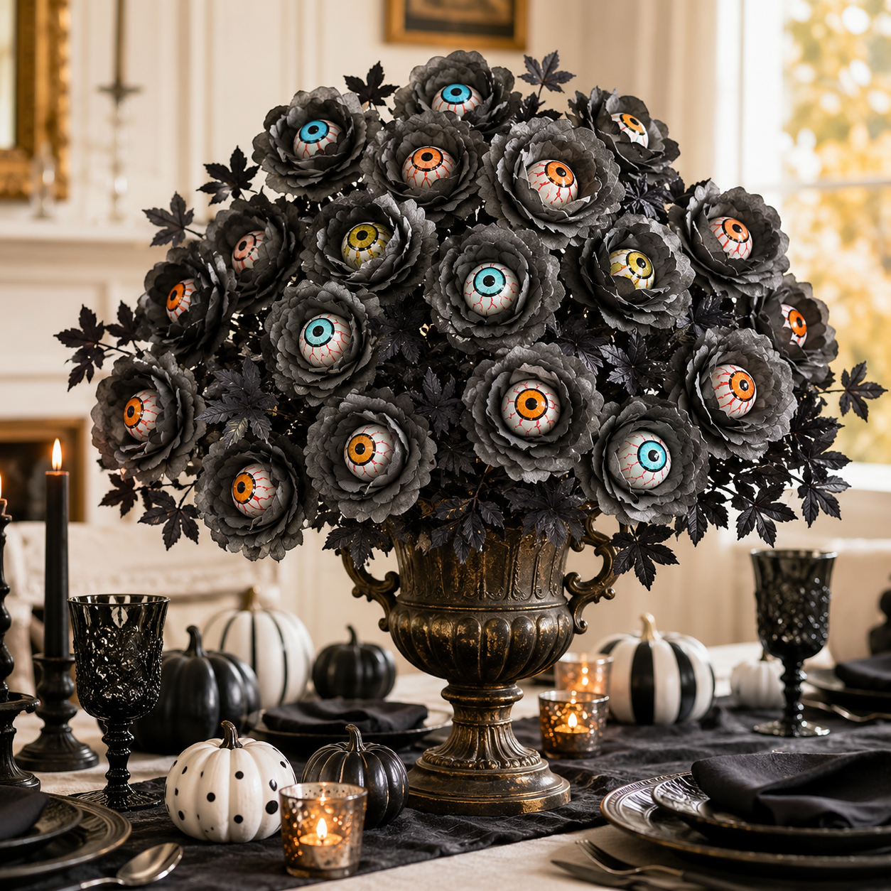 Halloween Eyeball Flower Stem