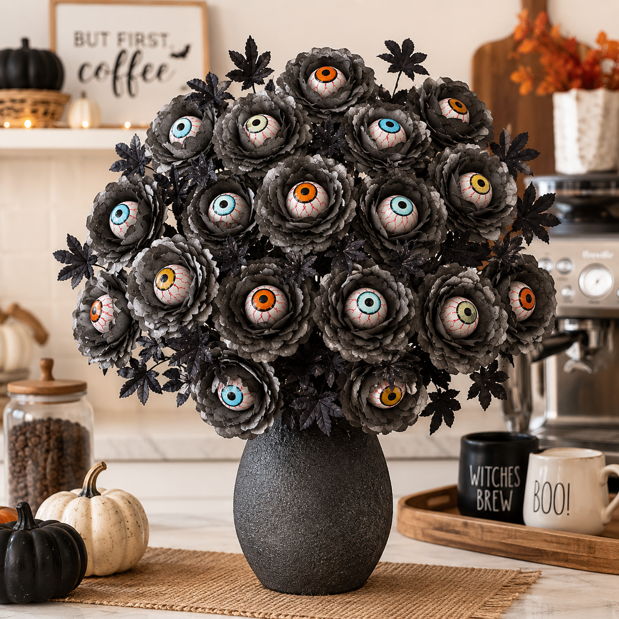 Halloween Eyeball Flower Stem