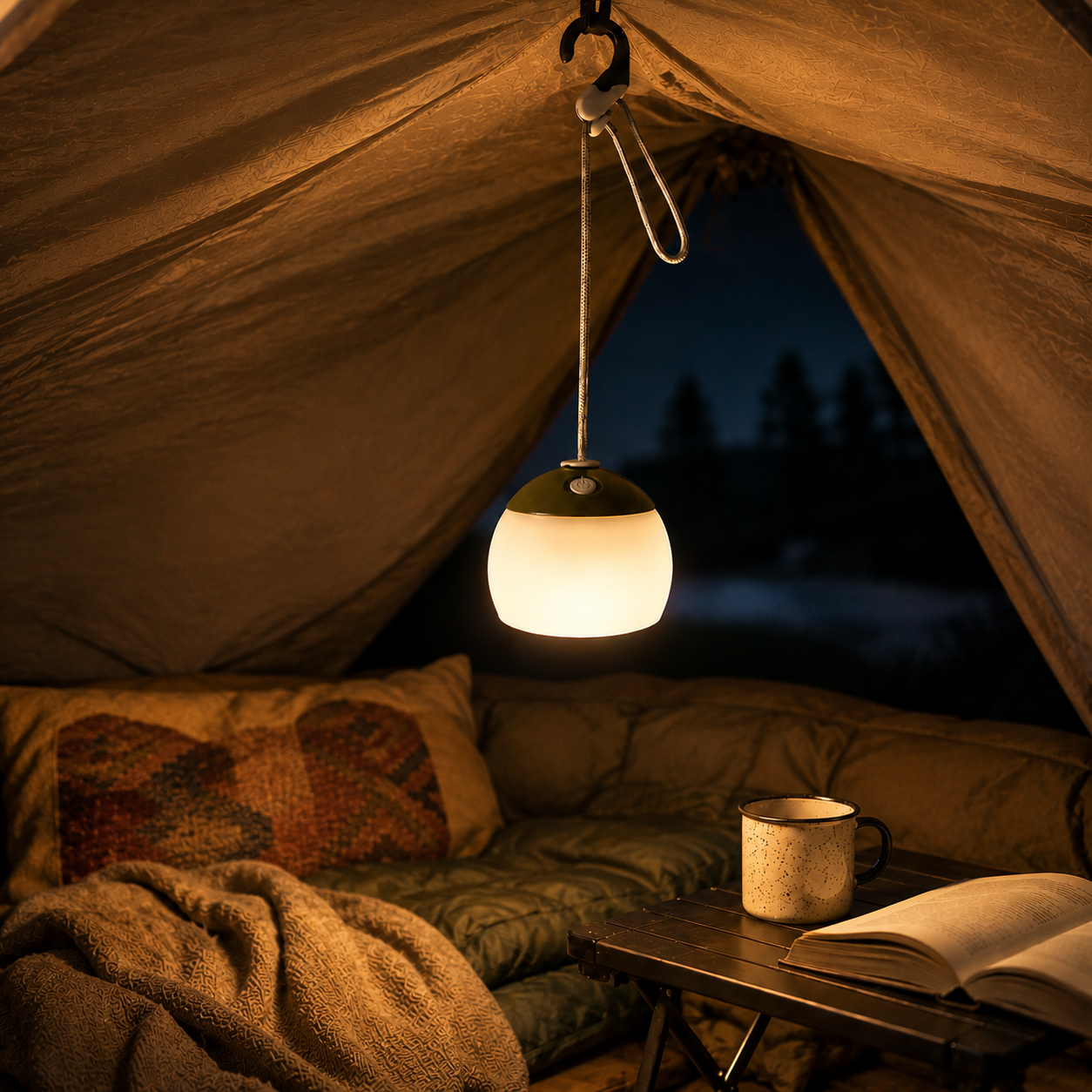 Rechargeable Hanging Camping Lantern