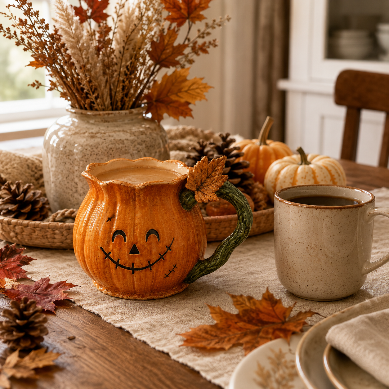 Jack O Lantern Pumpkin Mug