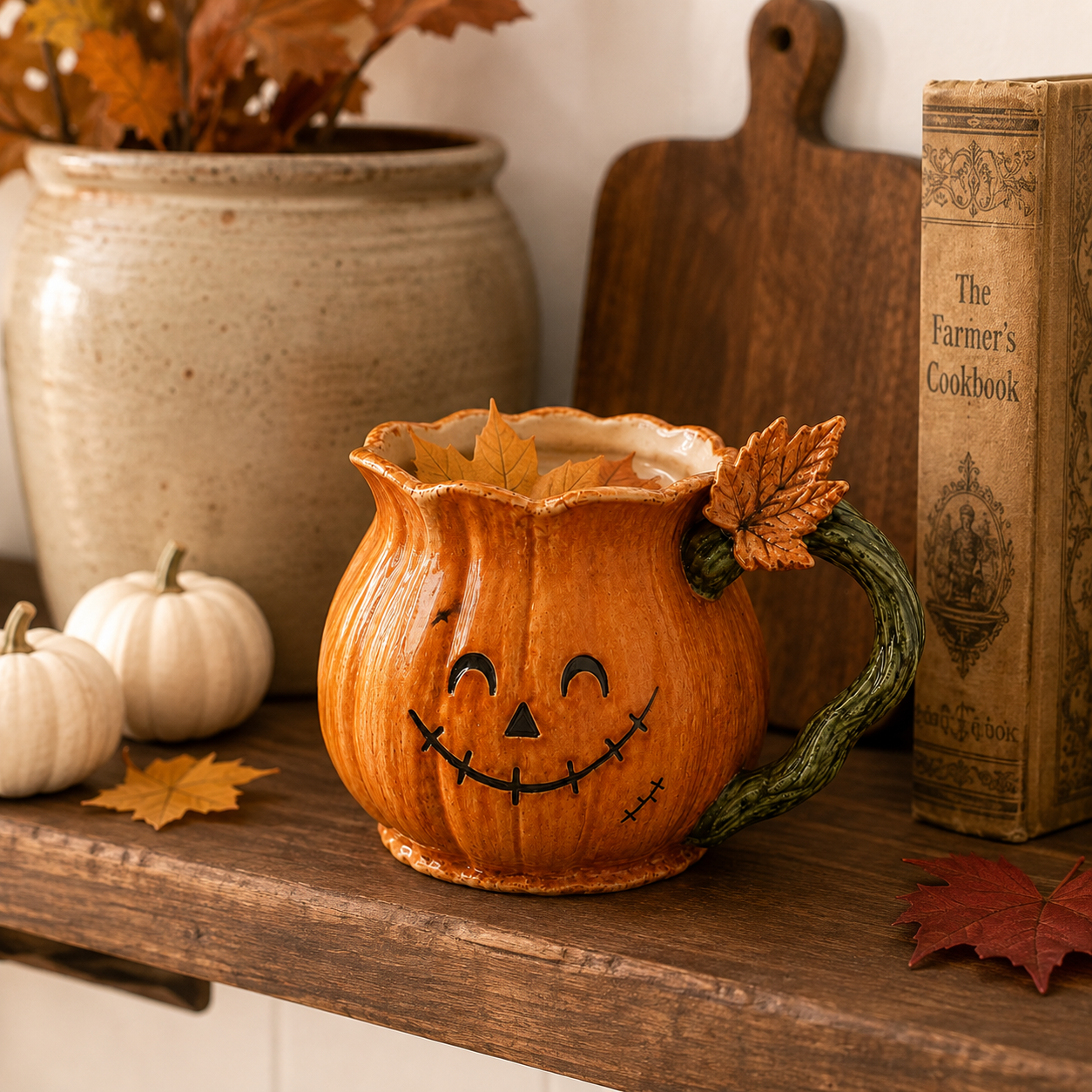 Jack O Lantern Pumpkin Mug