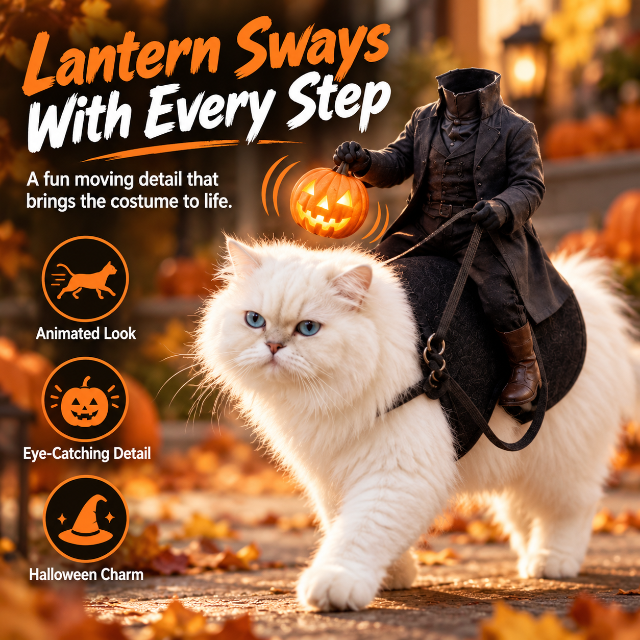 Headless Horseman Rider Pet Costume
