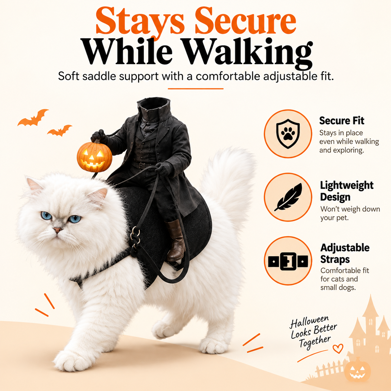 Headless Horseman Rider Pet Costume