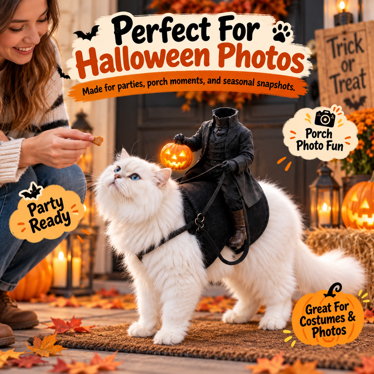 Headless Horseman Rider Pet Costume