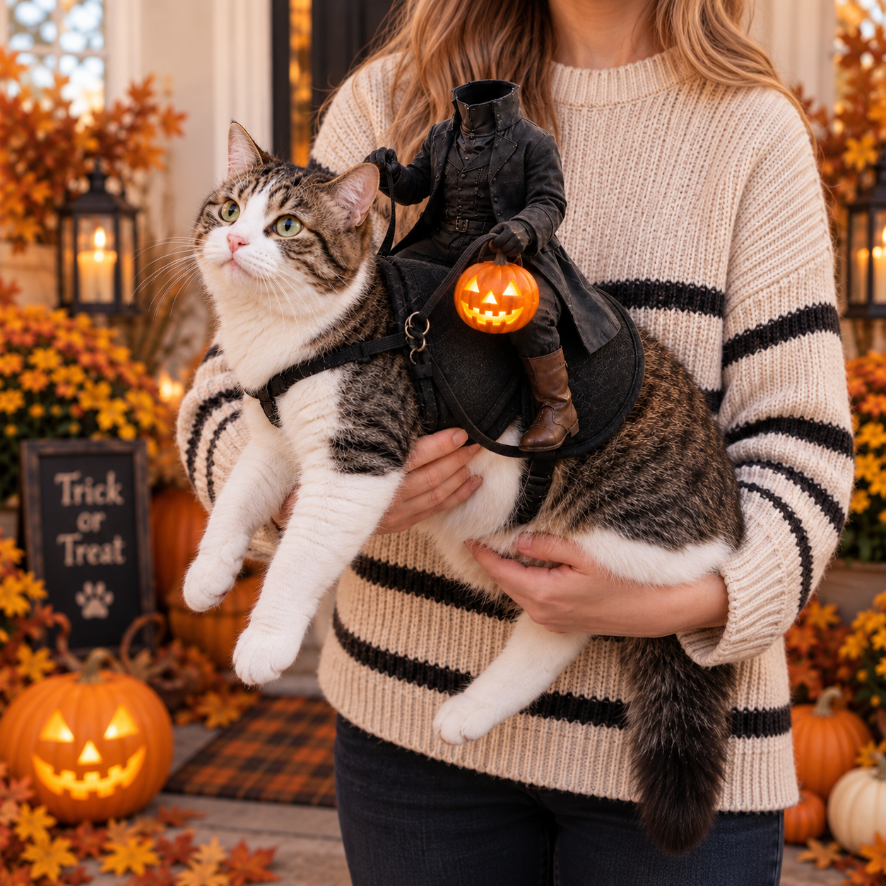 Headless Horseman Rider Pet Costume