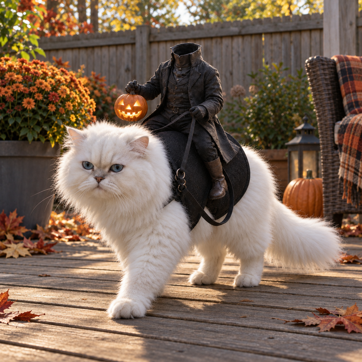 Headless Horseman Rider Pet Costume