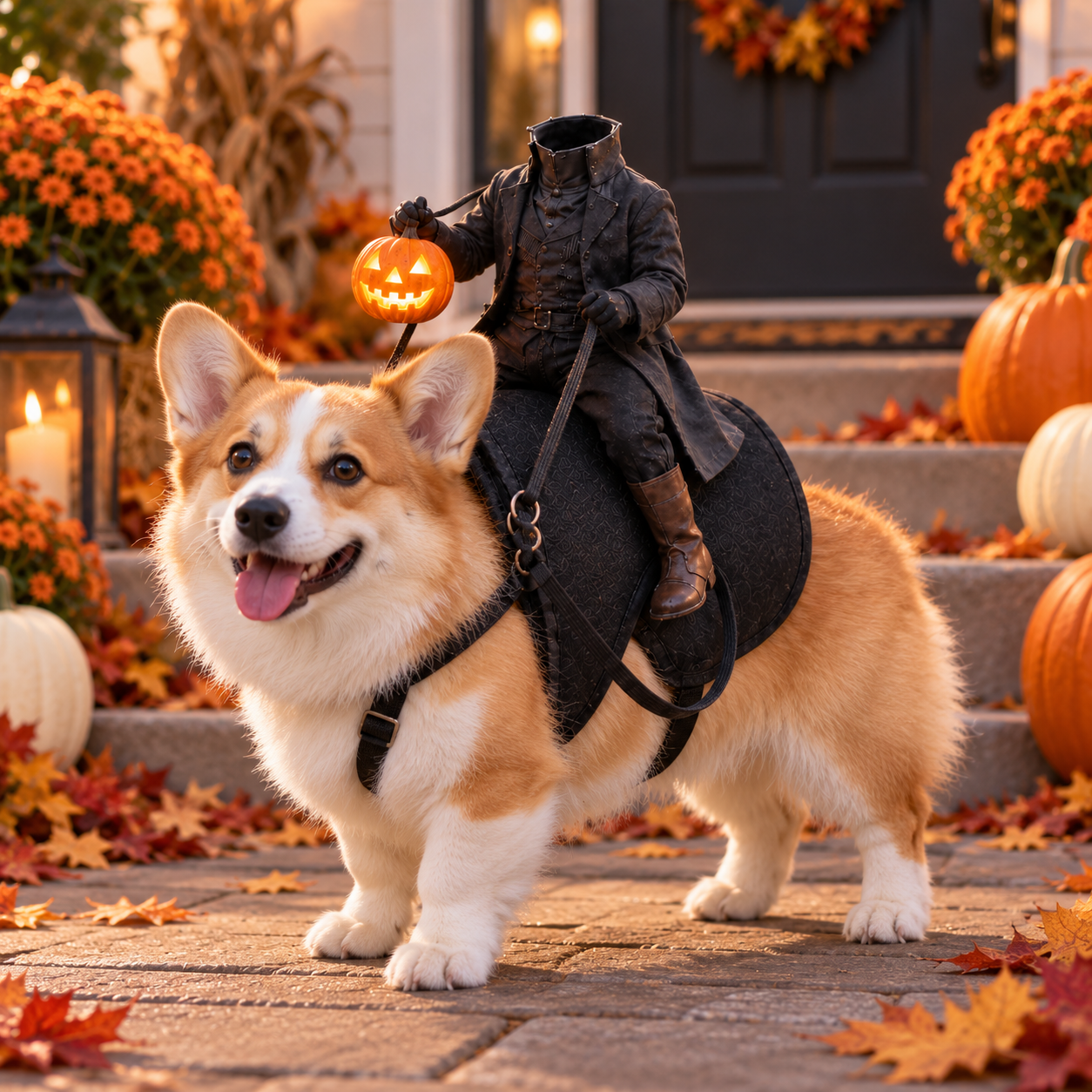 Headless Horseman Rider Pet Costume