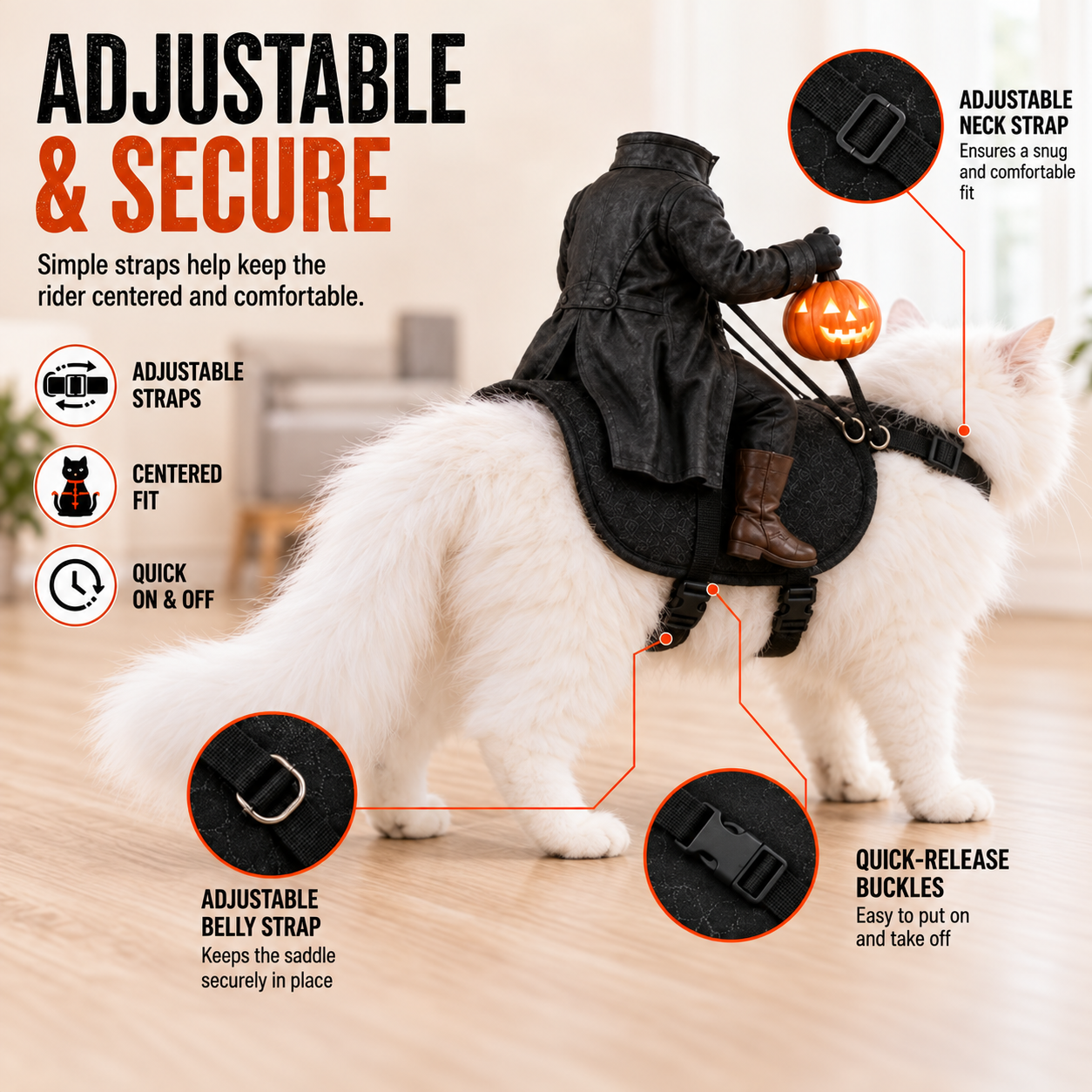 Headless Horseman Rider Pet Costume