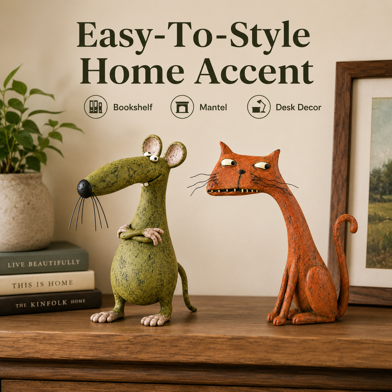 Whimsical Vintage Animal Figurine