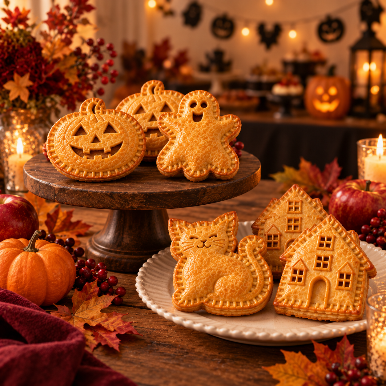 4-Piece Halloween Hand Pie Mold Set