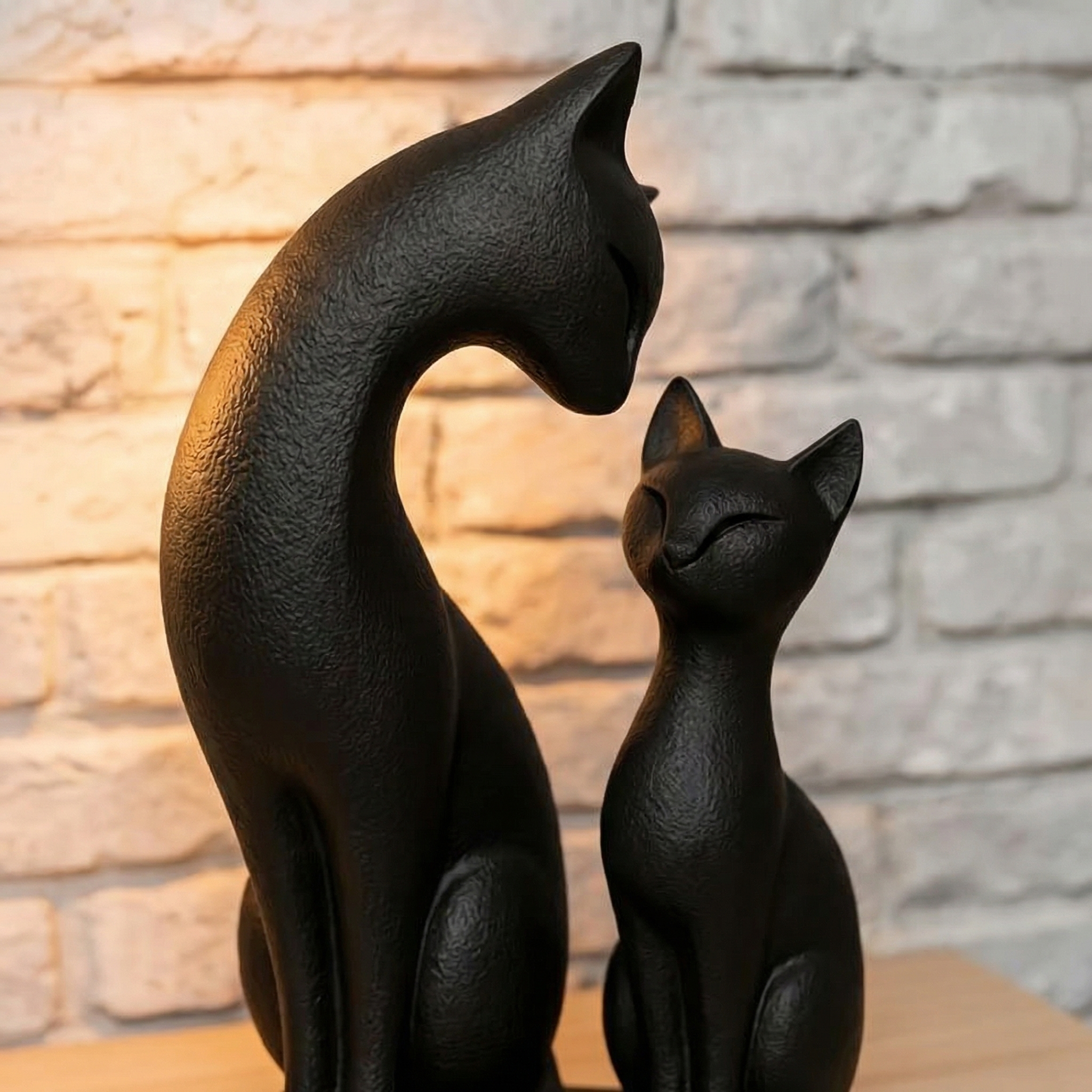 3D Printed Creative Cat Statue