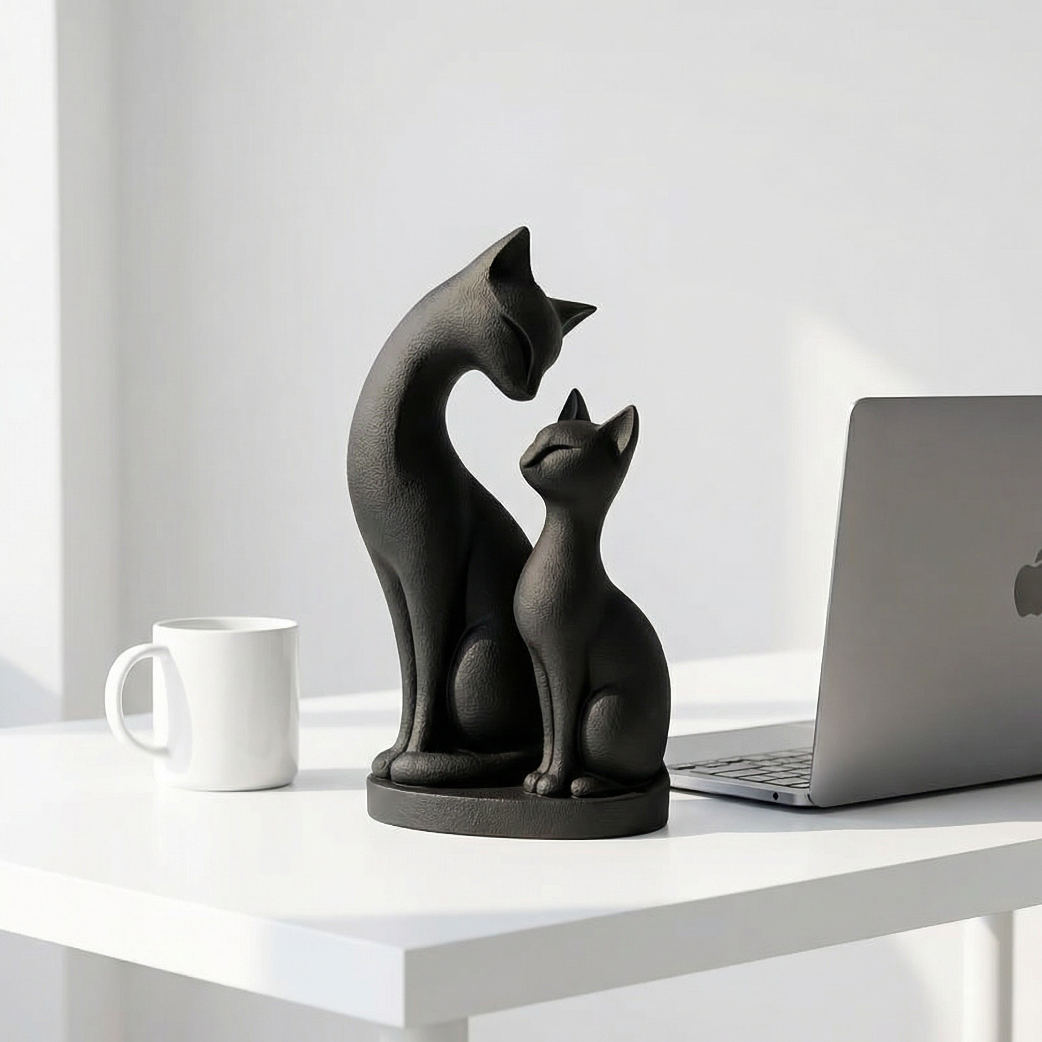 3D Printed Creative Cat Statue