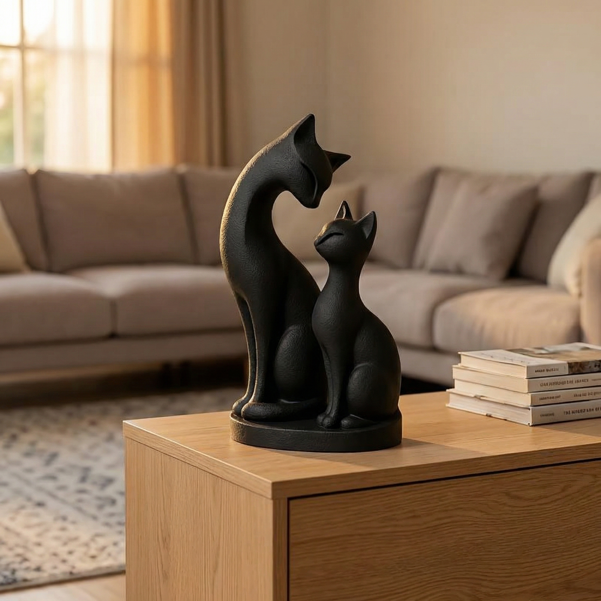 3D Printed Creative Cat Statue