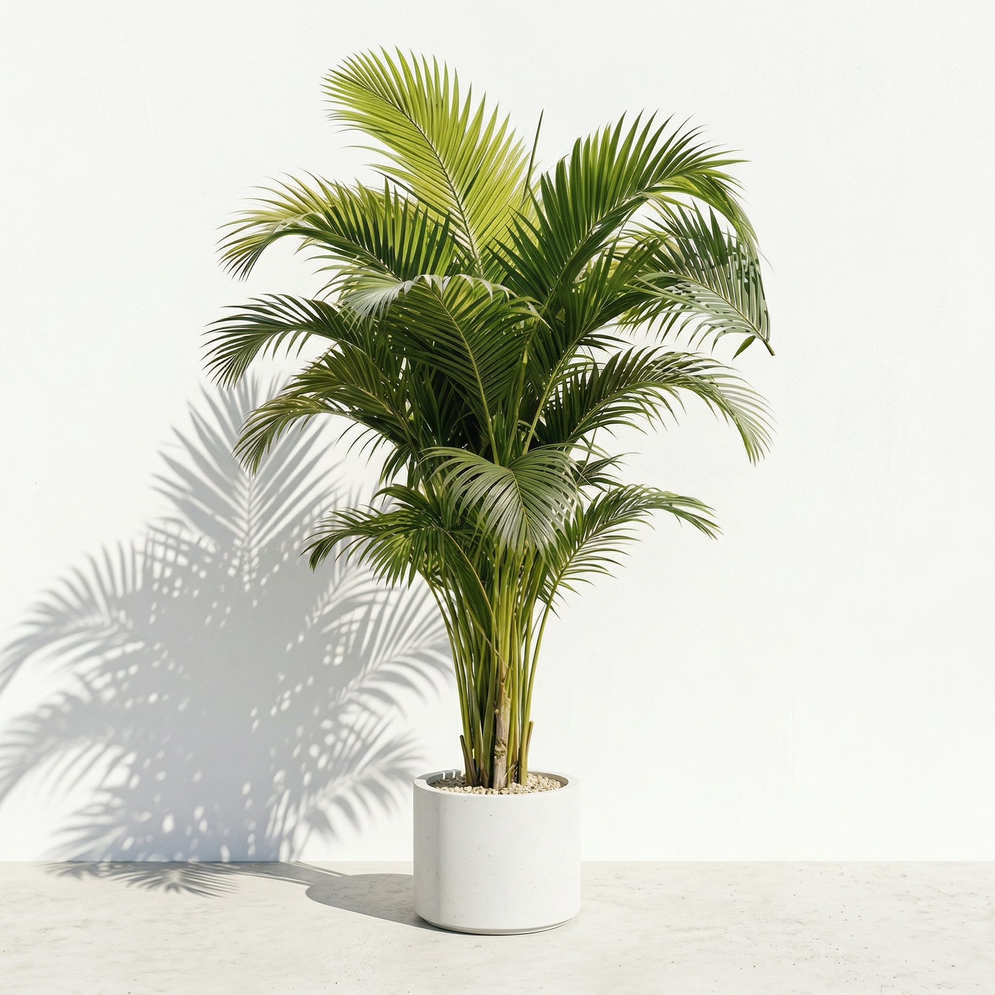 Faux Palm Tree with Lush Green Leaves