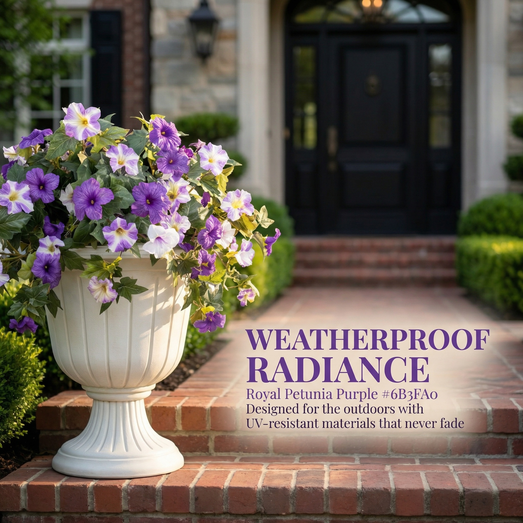 Spring Bloom Artificial Petunia Arrangement