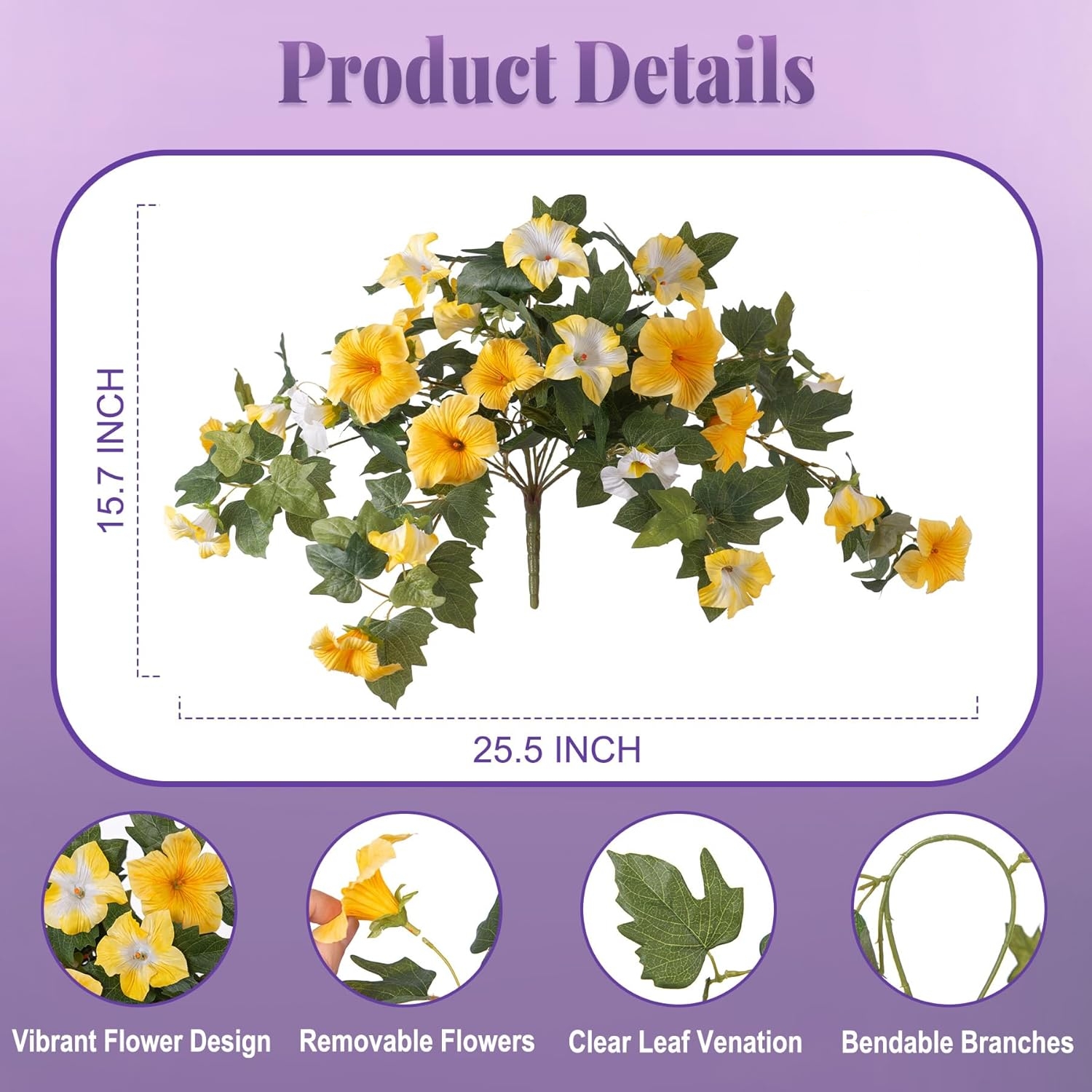 Spring Bloom Artificial Petunia Arrangement