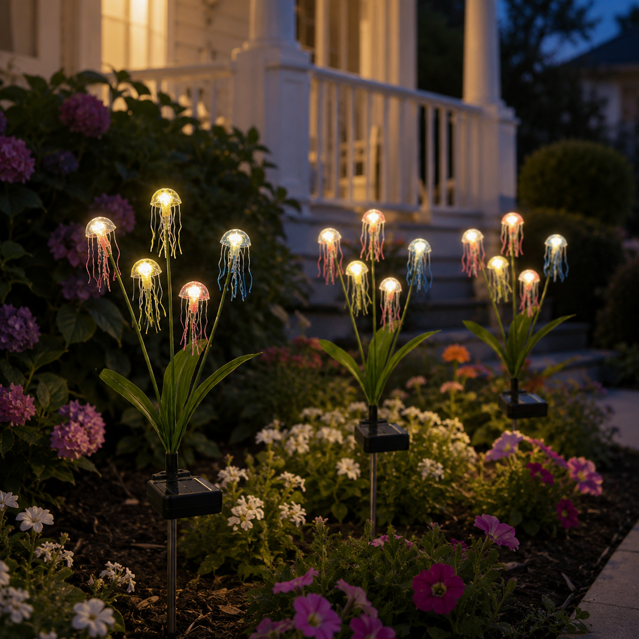 Solar Jellyfish Garden Stake Lights