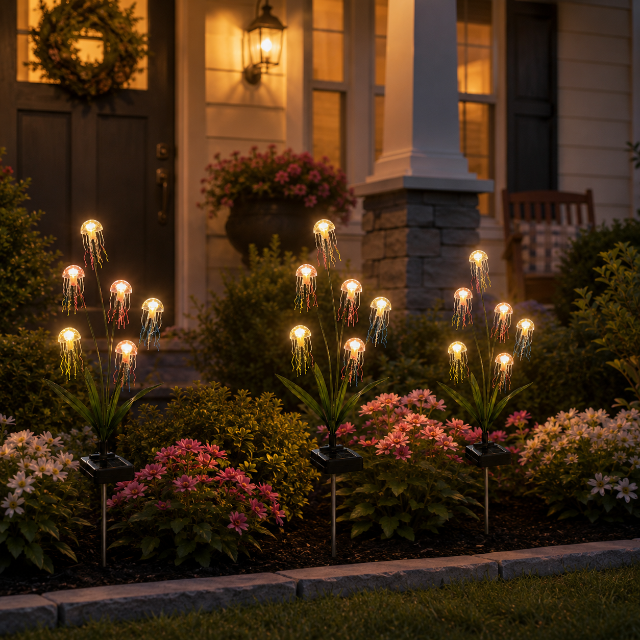 Solar Jellyfish Garden Stake Lights