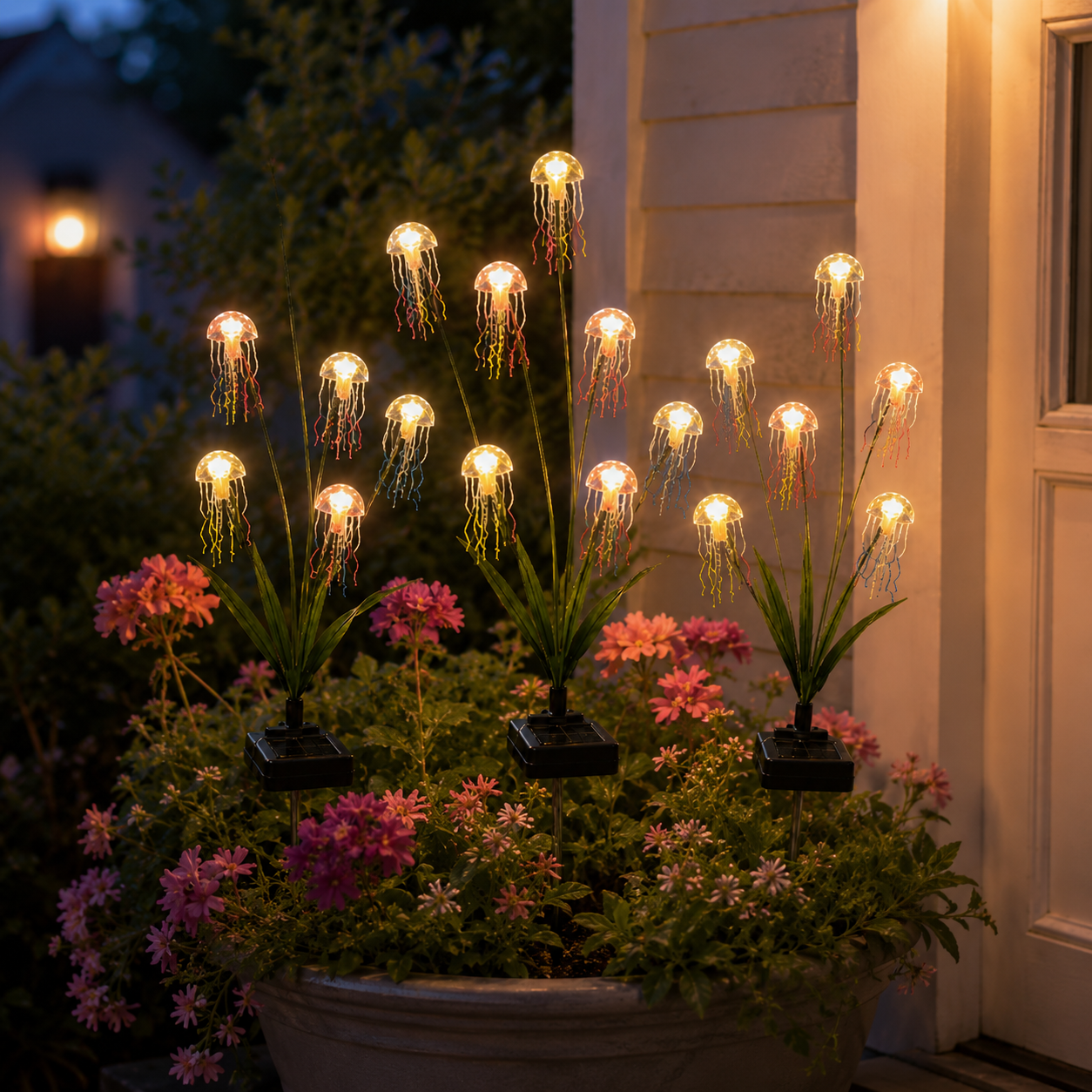 Solar Jellyfish Garden Stake Lights