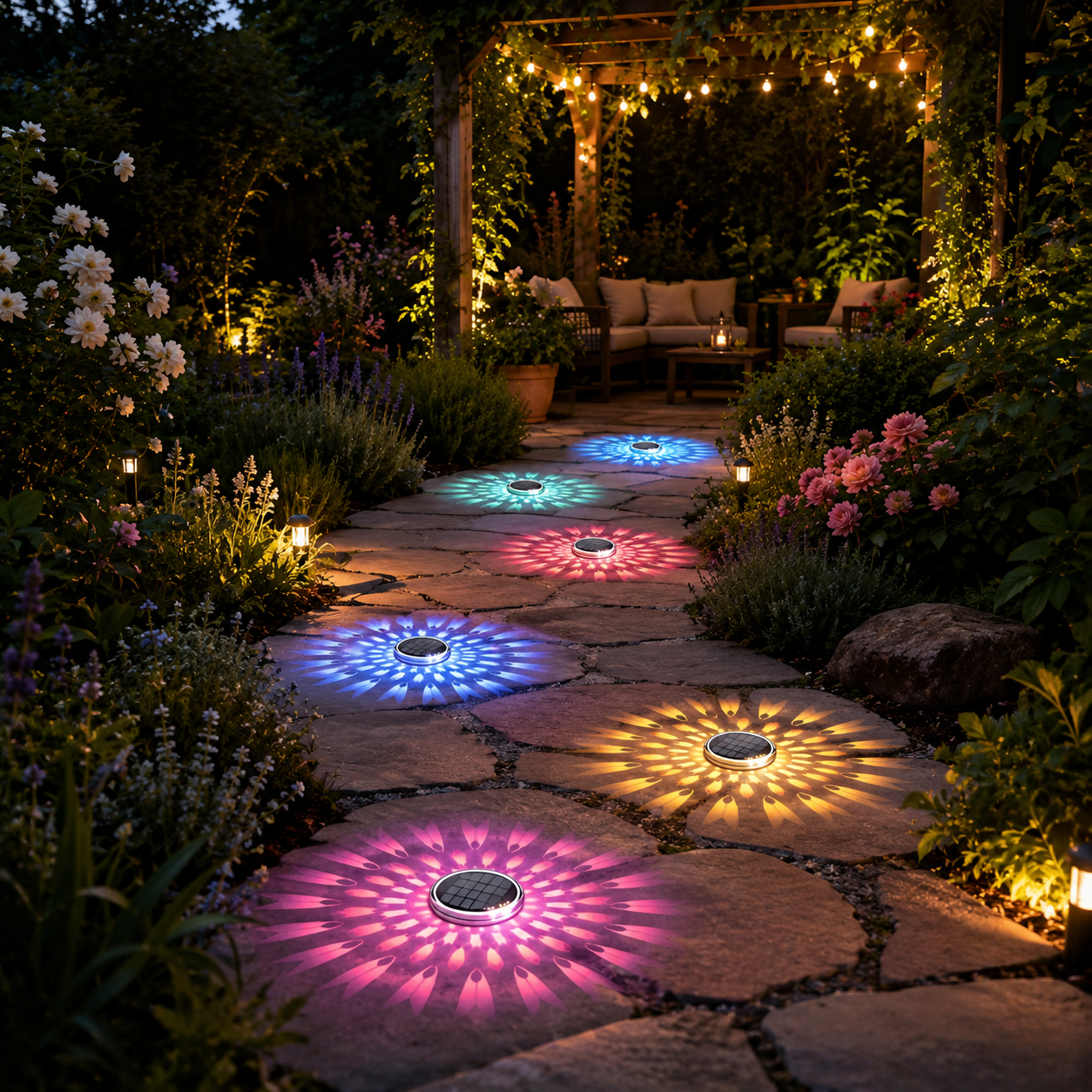 Solar Floating Pool Projection Lights with Remote