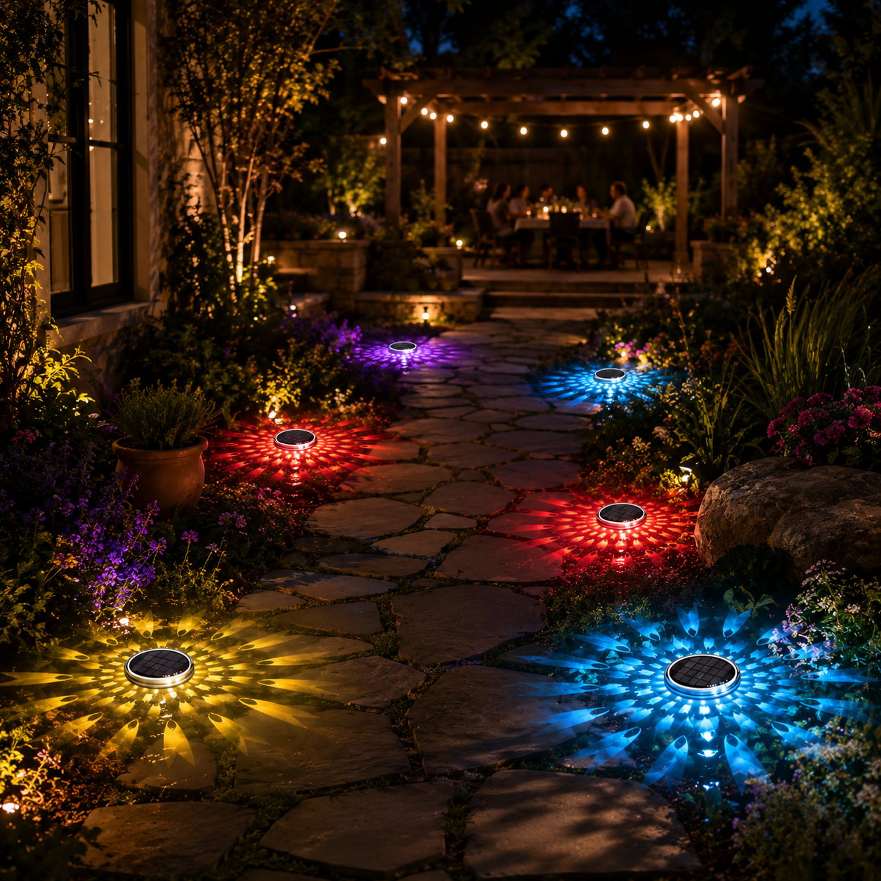 Solar Floating Pool Projection Lights with Remote