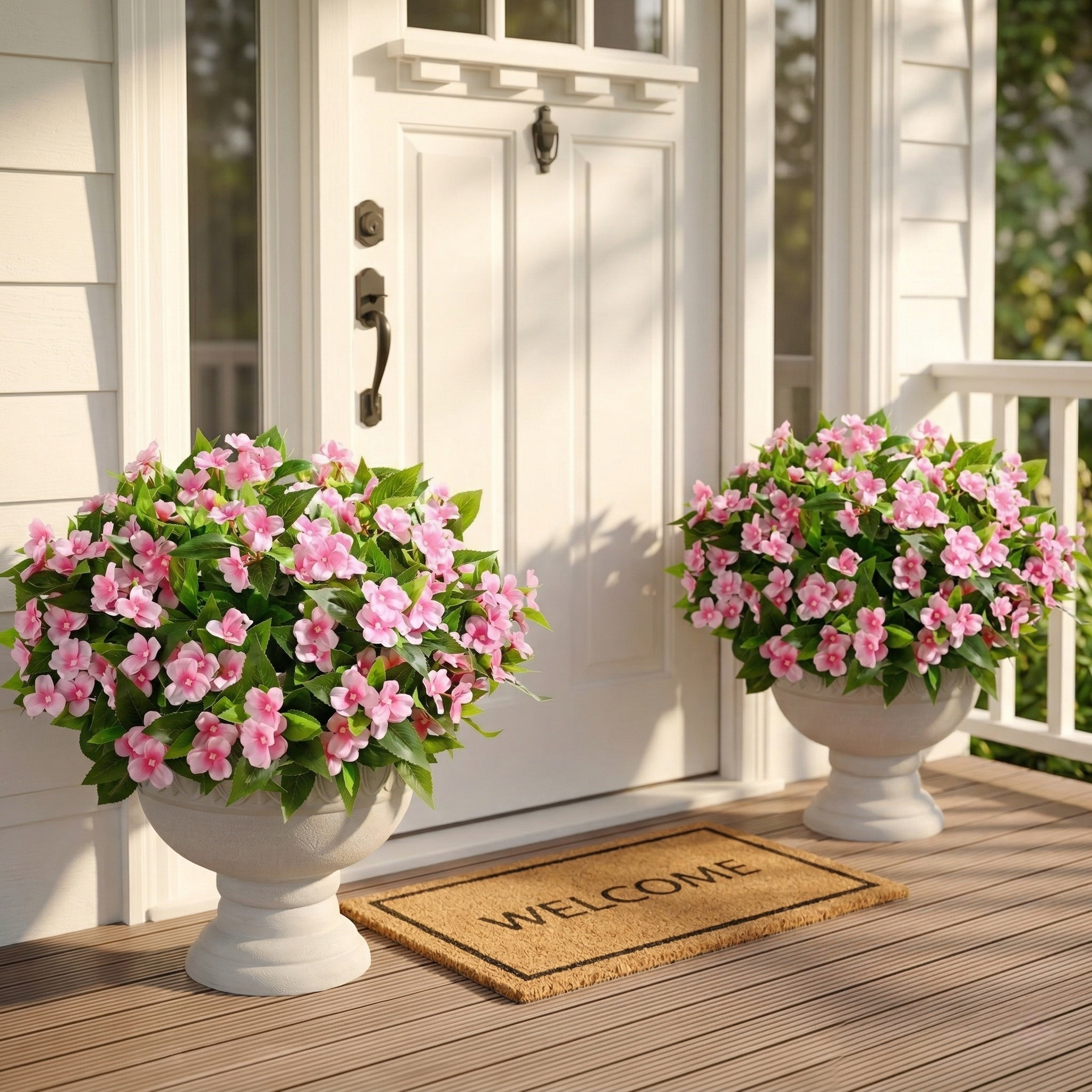 Full Bloom Impatiens Potted Flowers