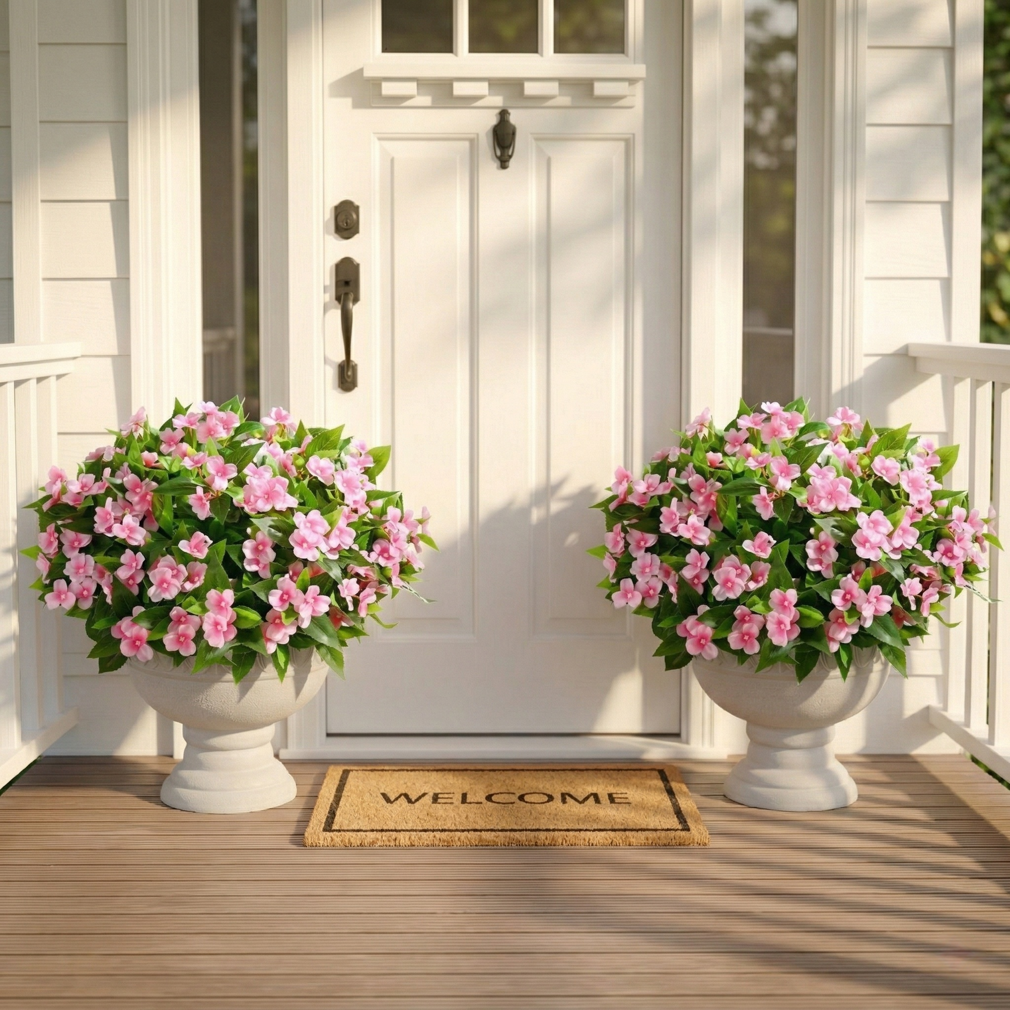Full Bloom Impatiens Potted Flowers