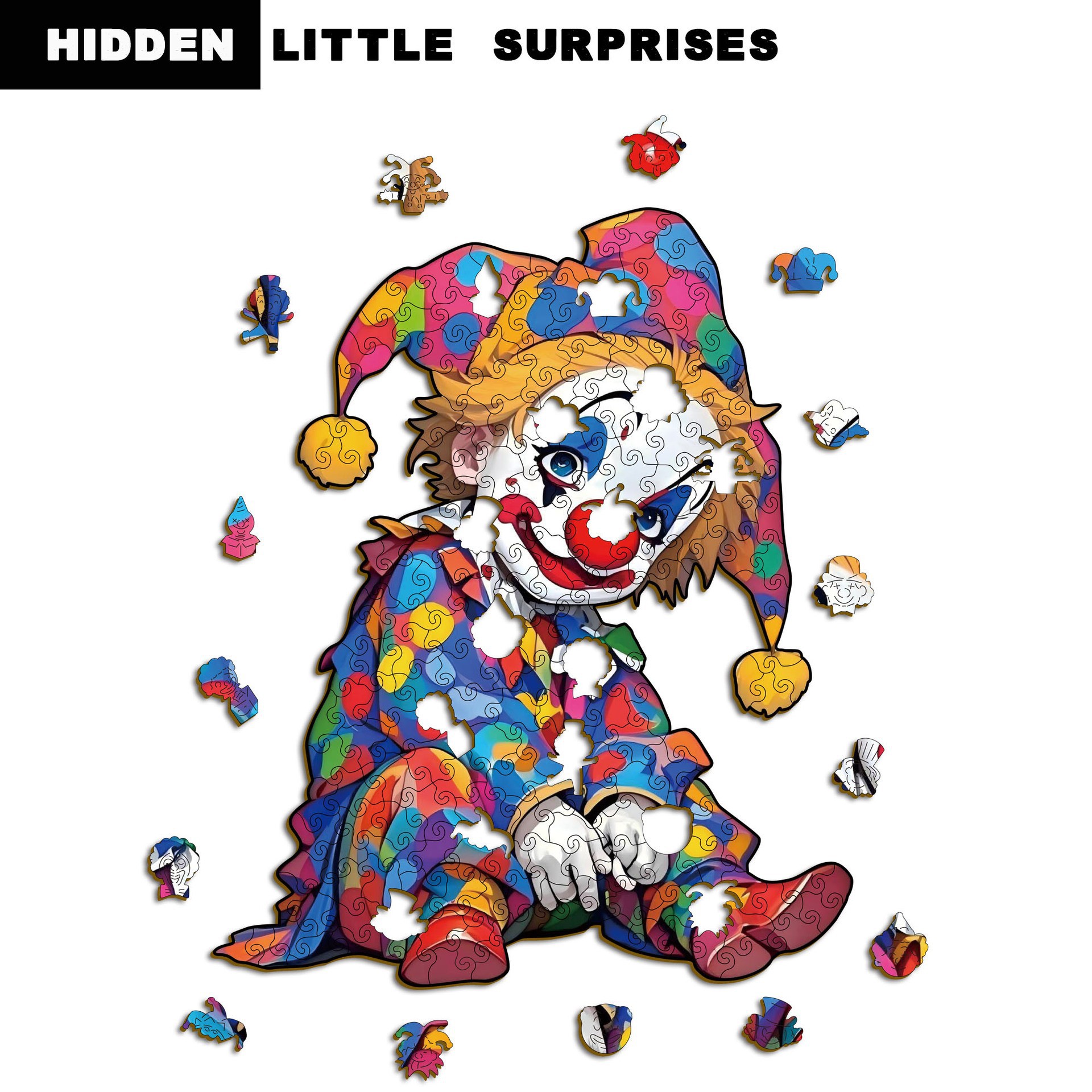 Clown Wooden Puzzle
