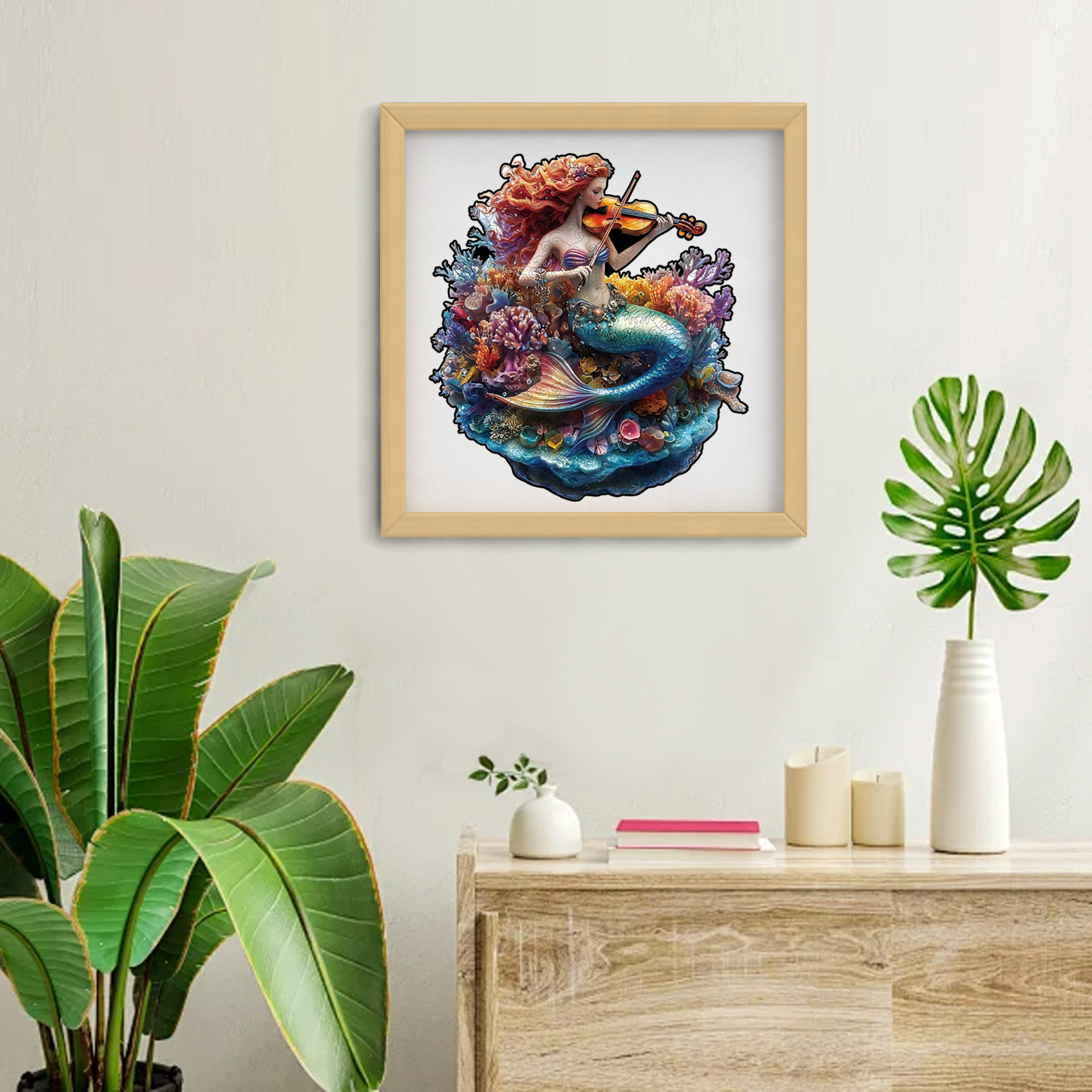 Wacocetoy Mermaid Wooden Puzzle