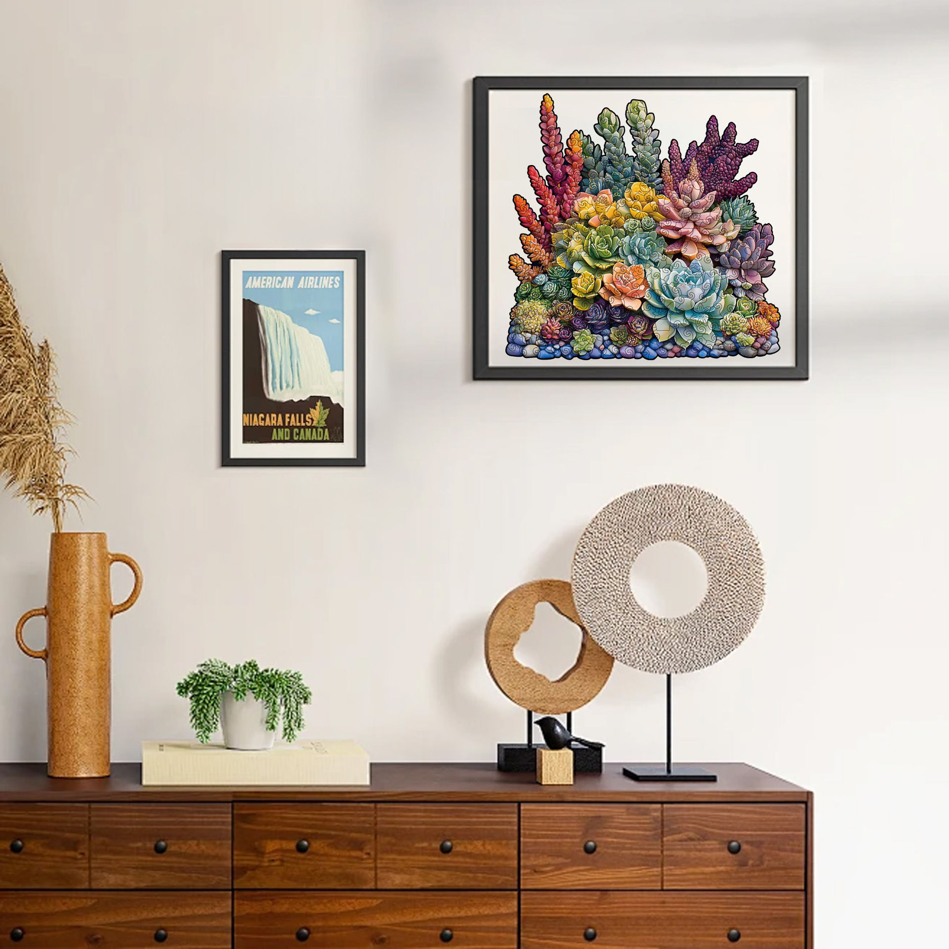 Wacocetoy Succulent Wooden Puzzle