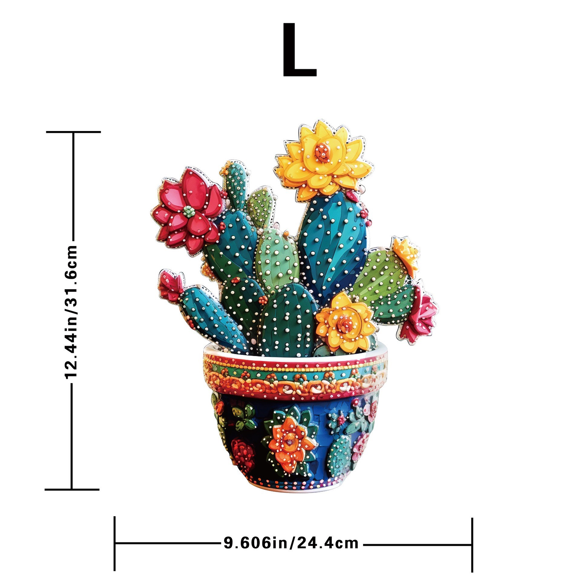 Wacocetoy Cactus Wooden Puzzle