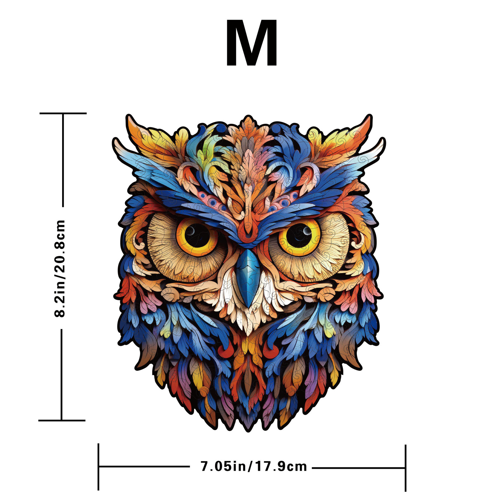 Wacocetoy Owl Wooden Puzzle 