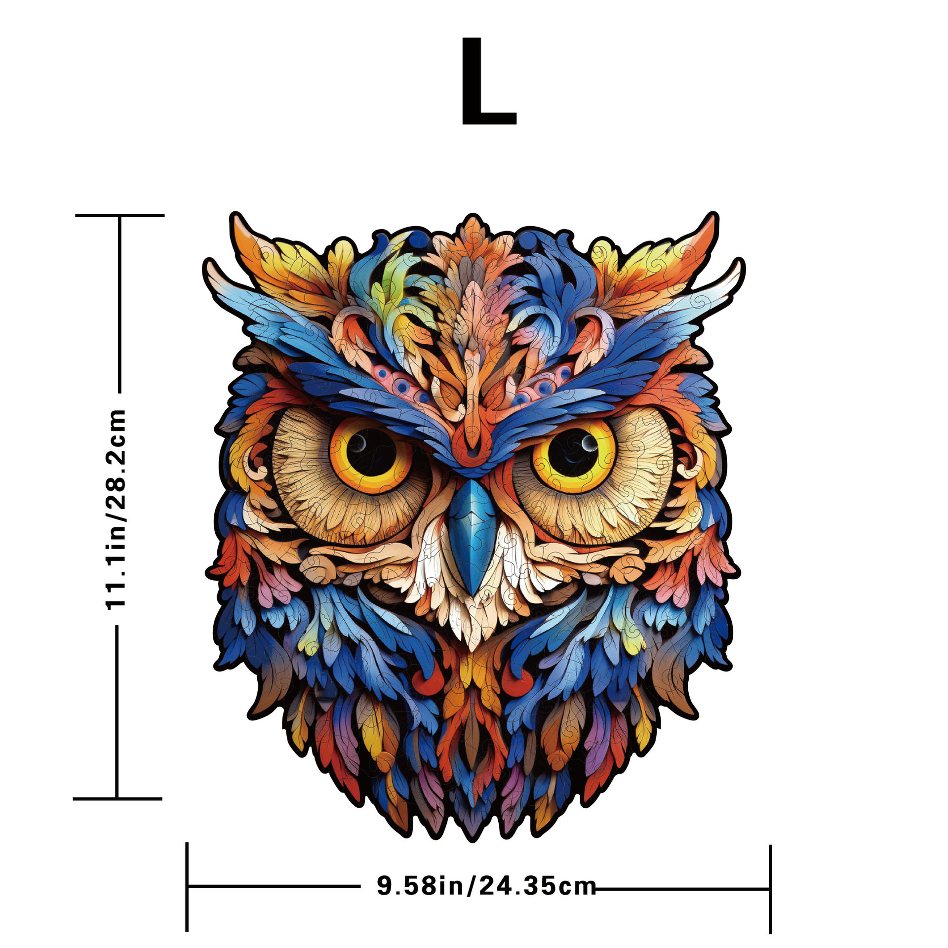 Wacocetoy Owl Wooden Puzzle 