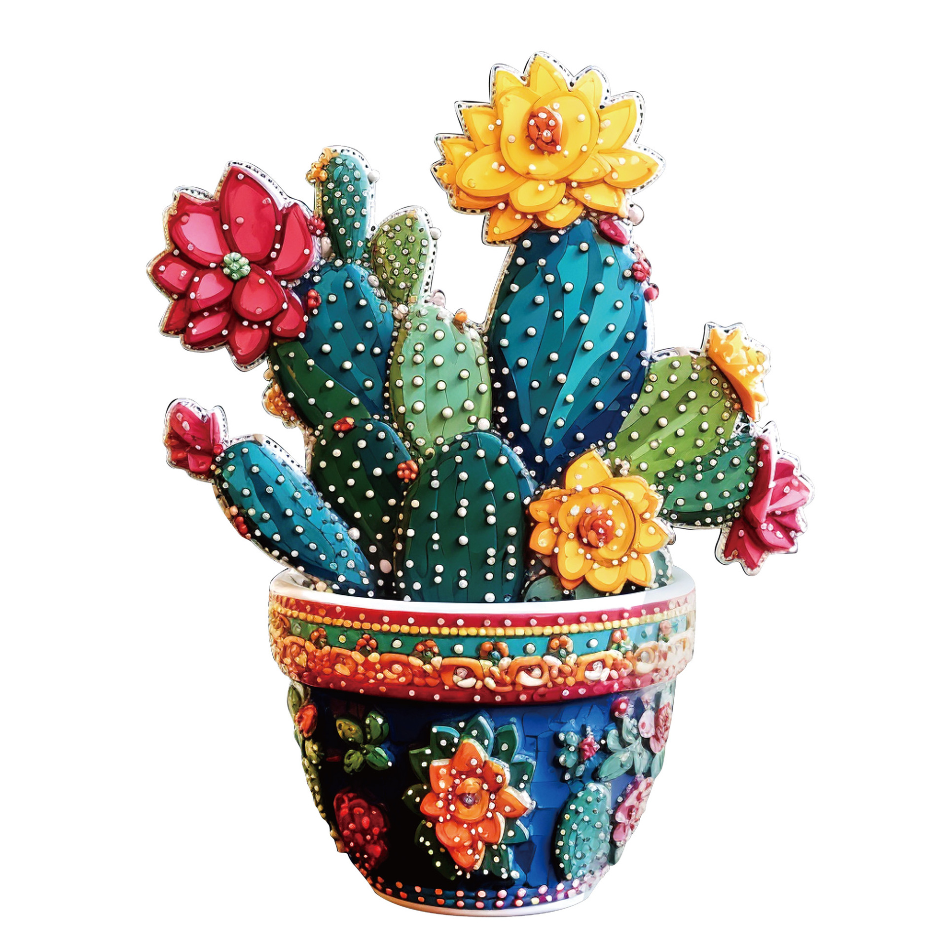 Wacocetoy Cactus Wooden Puzzle