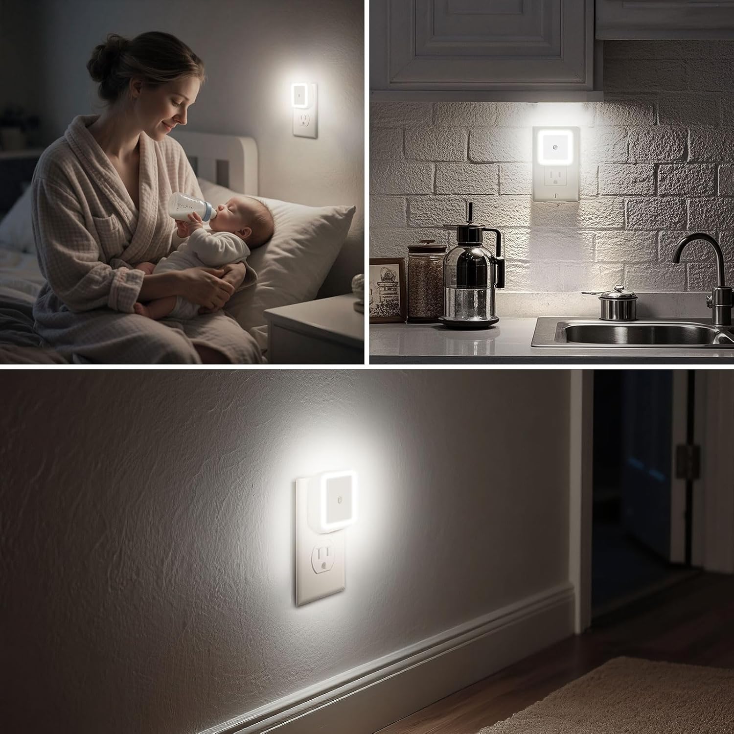 ✨Last Day 49% OFF - 6 Pack Night Lights Plug into Wall